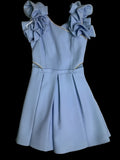 Miss Helina Sky Blue Girls’ Ball Gown Dress (Single Piece)