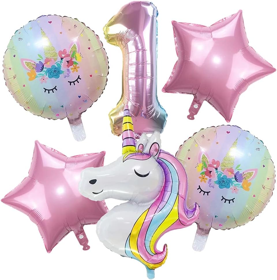 Unicorn Colorful Balloons