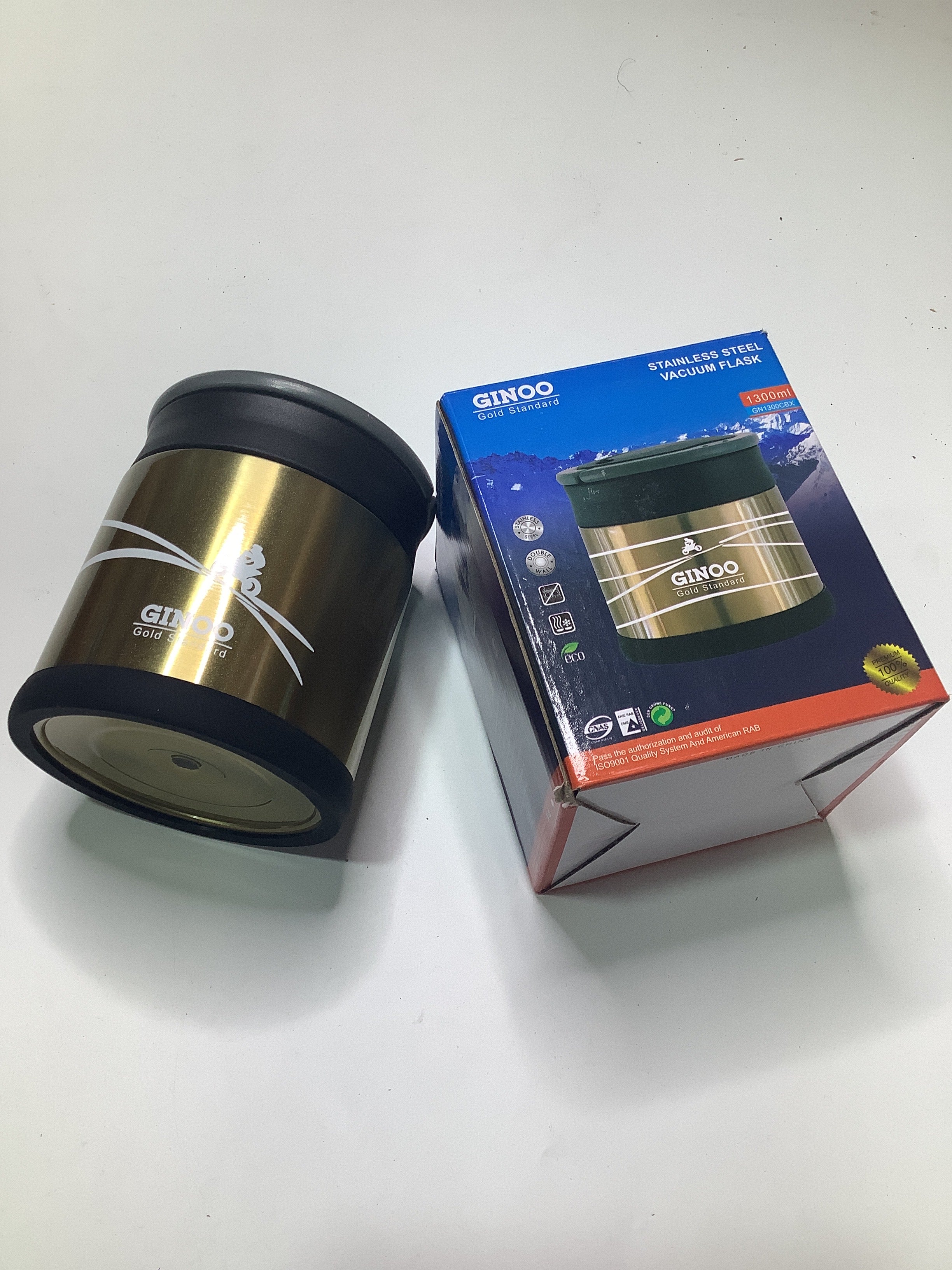 Ginoo Stainless Steel Vacuum Flask 1300ml.