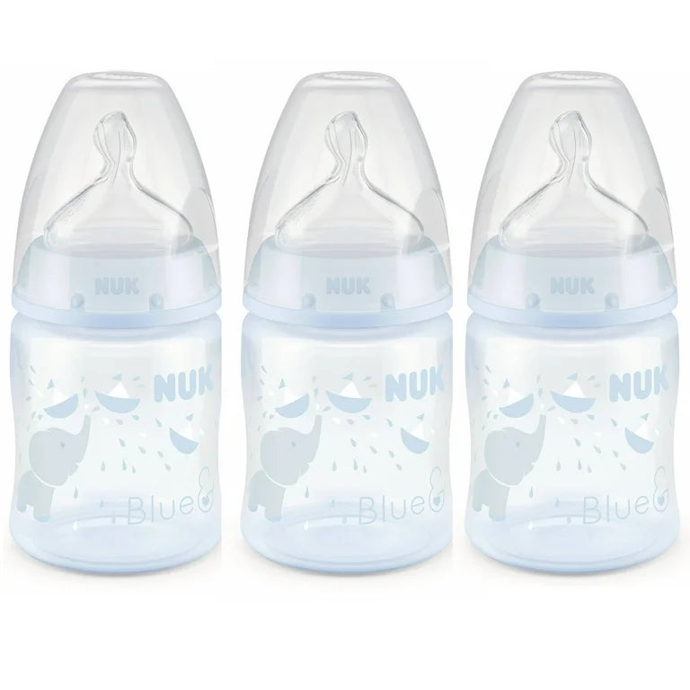 NUK smooth flow anti-colic bottle 150ml (3 bottles 0m+)