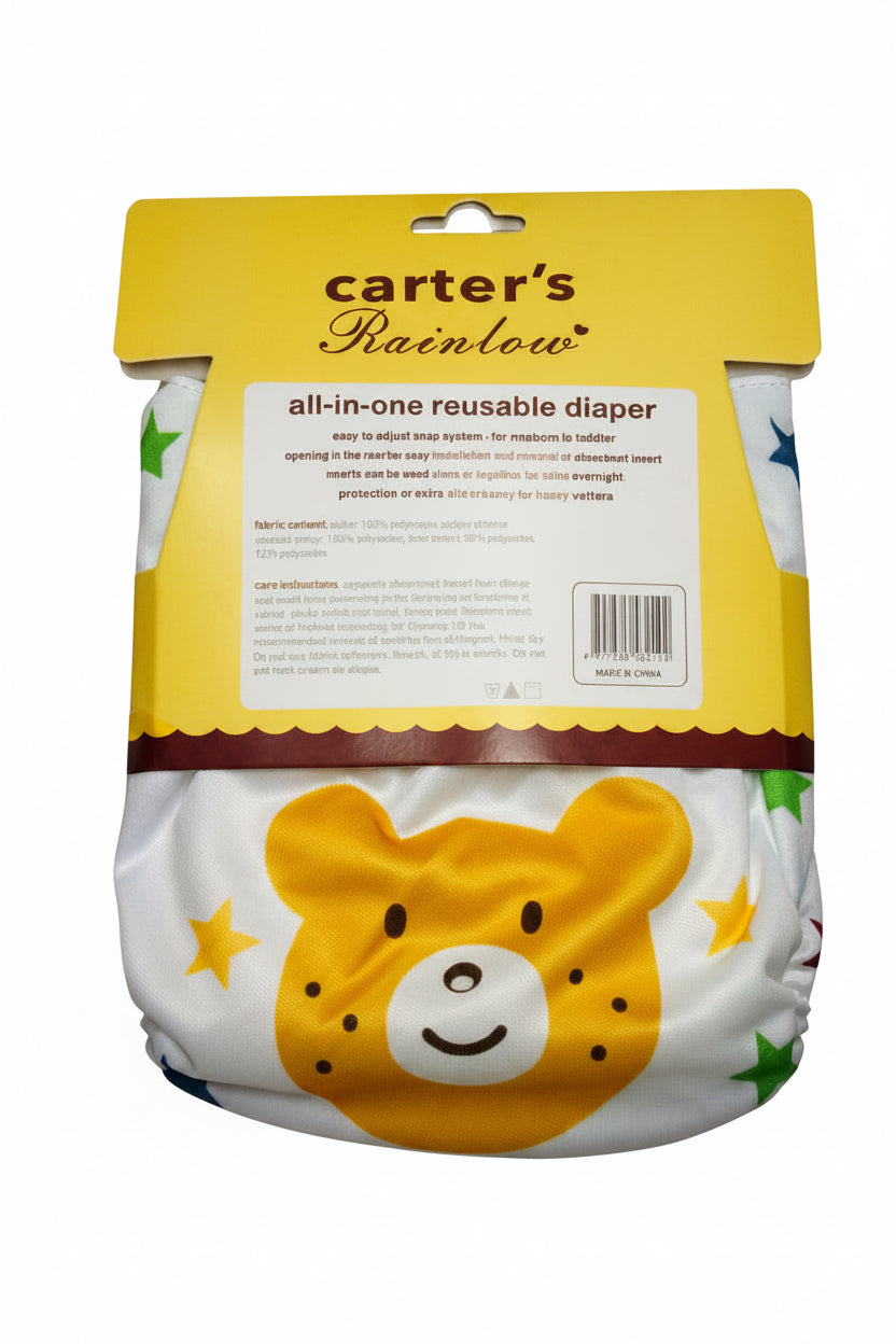 CarterLiebe All-in-One Reusable Diaper Fits 0-24months