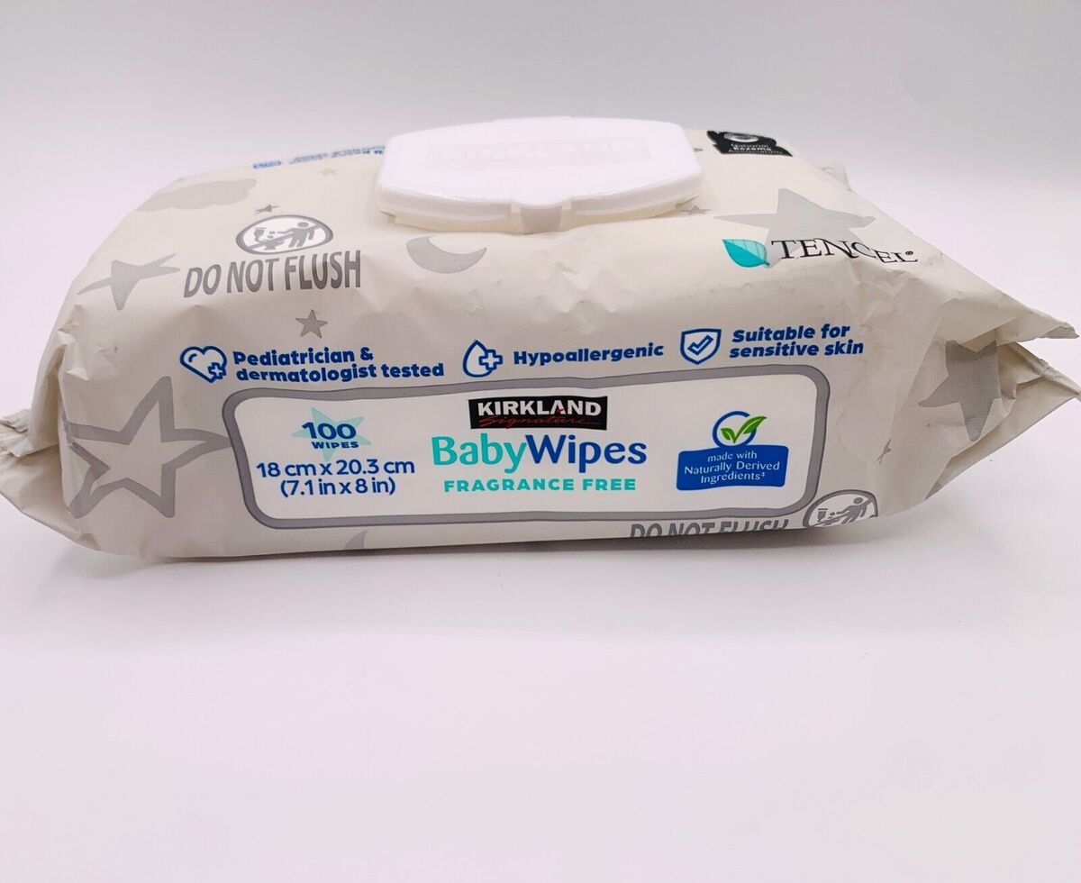 Kirkland Signature Unscented Baby Wipes (100 Sheets, Single Pack)