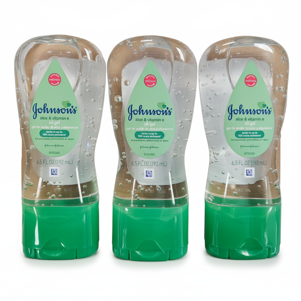 Johnson's Aloe & Vitamin e Oil Gel (192ml)
