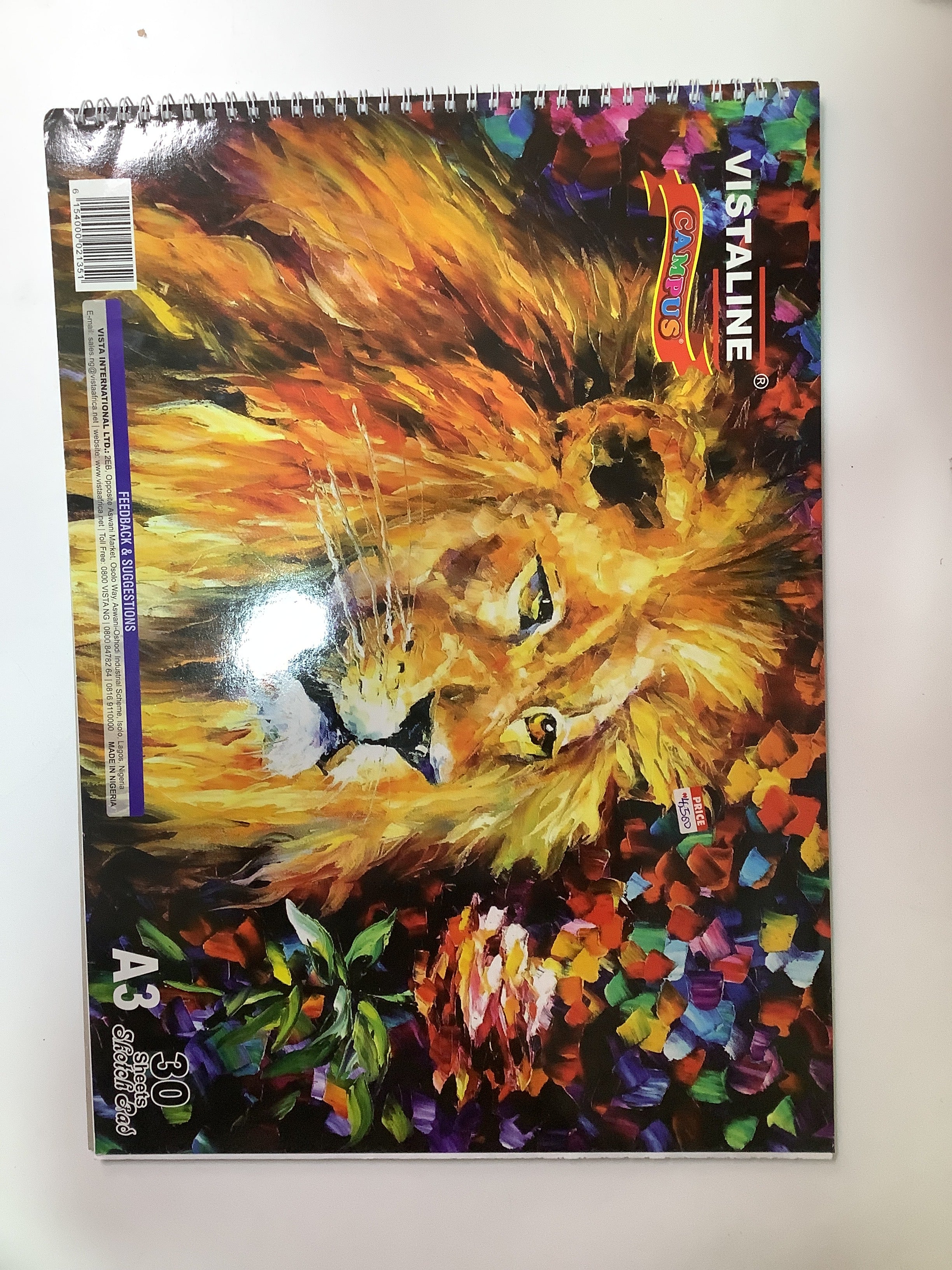 Vista Line Campus Sketch Book