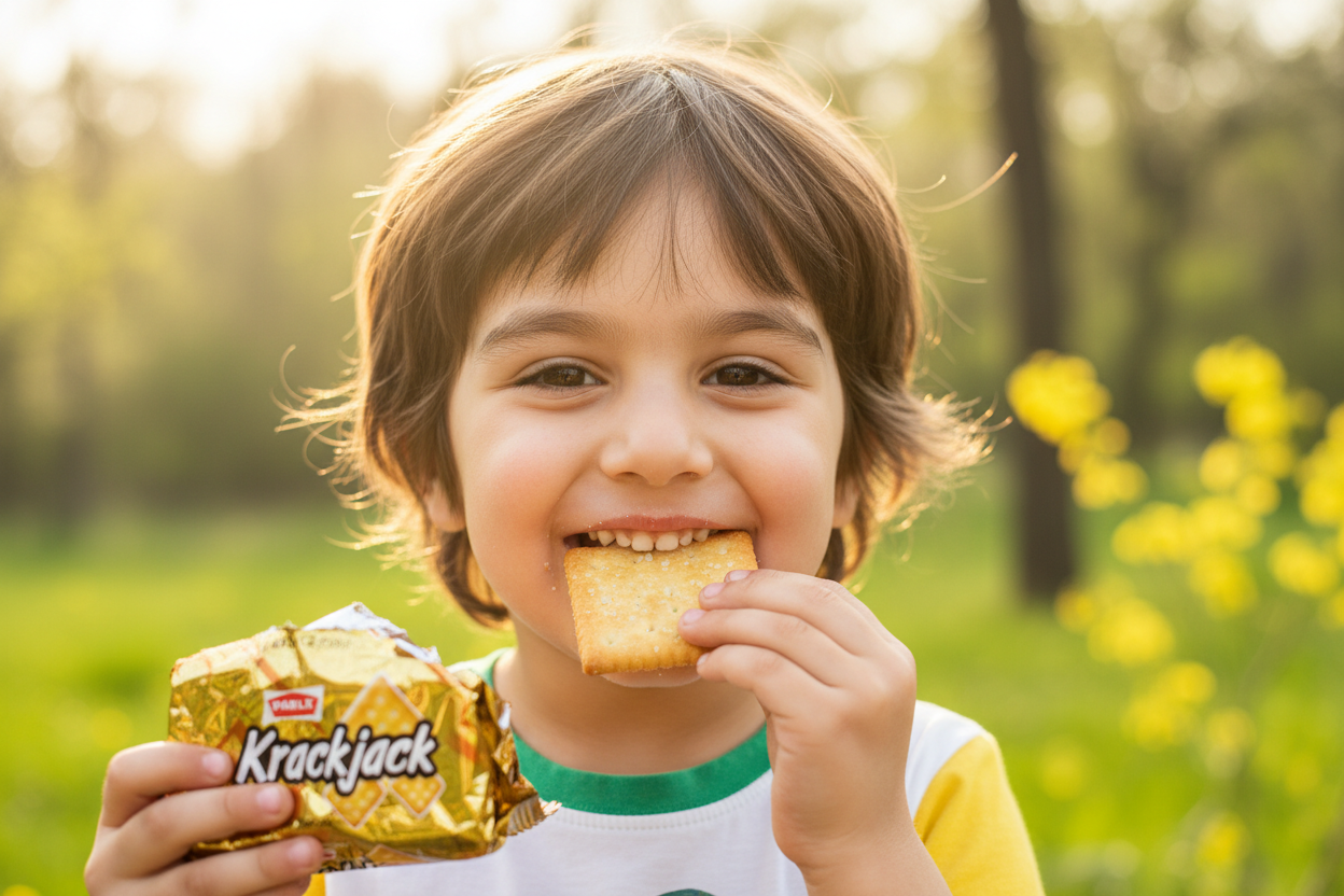 Parle Krackjack Sweet & Salty Crackers Biscuits 54g