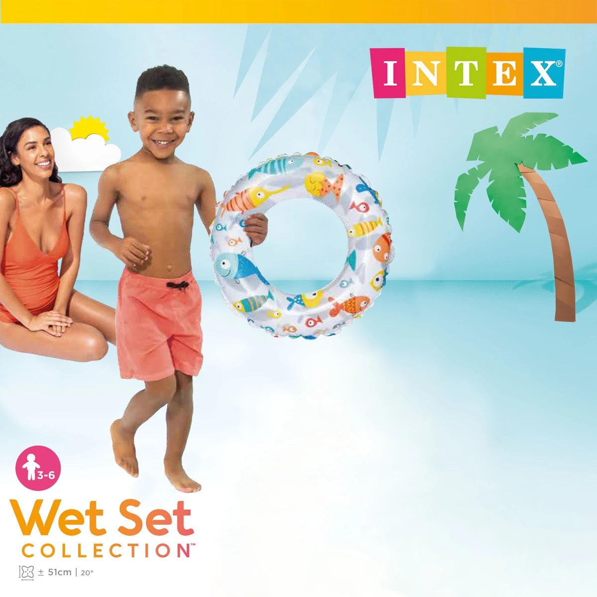Intex Swim Rings Floater 51CM
