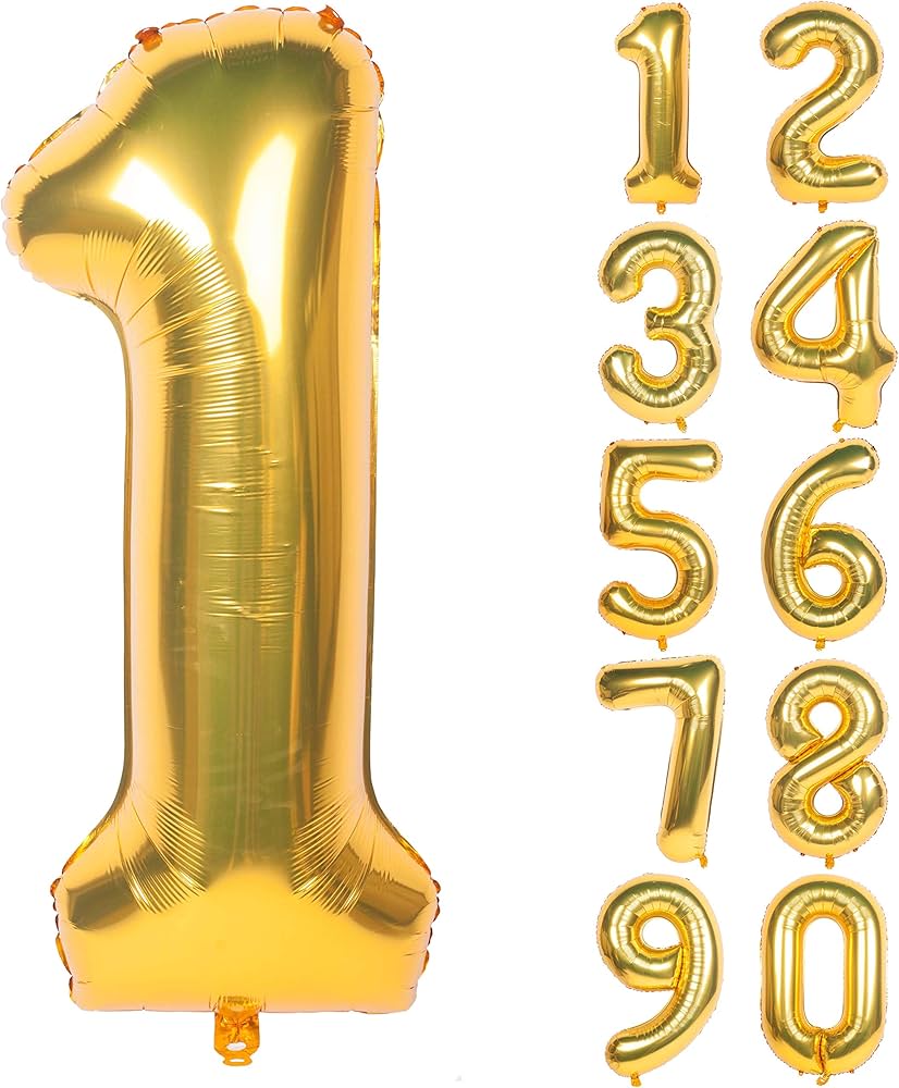 Party Time Alphabet/ Number Balloons