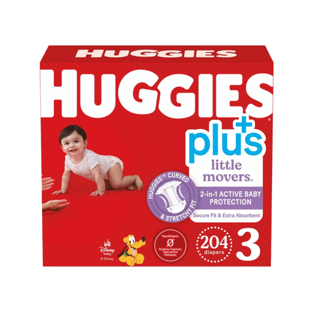 Huggies Baby little mover Diapers Size 3 (carton)