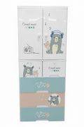 Bear Cub Kids Plastic Wardrobe