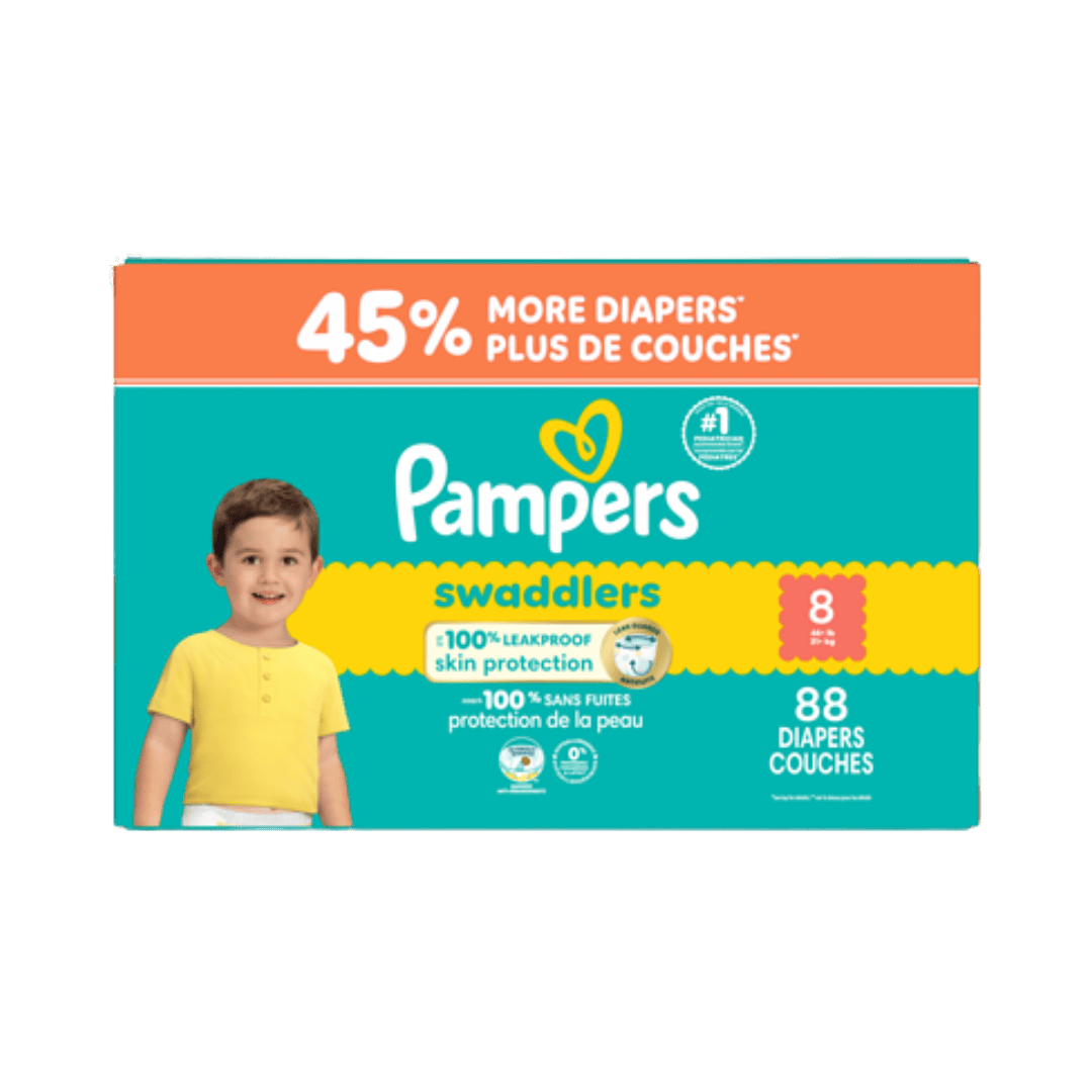 Pampers Size 8.