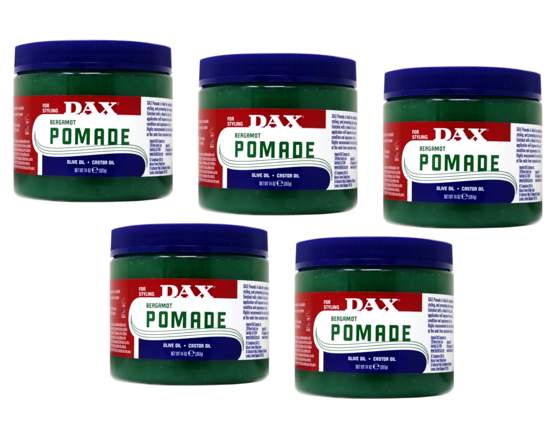 Dax Quality Hair Care Products (Bergamot Pomade) 397g.