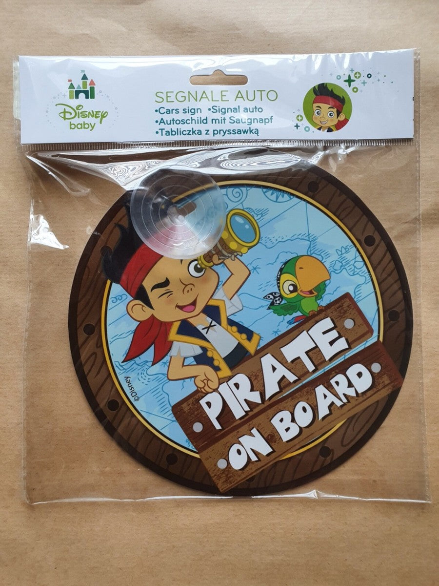 Disney Baby Pirate On Board Sign