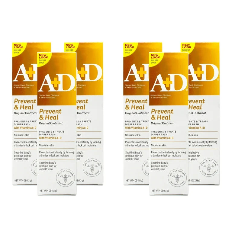A+D  Diaper Rash Ointment & Skin Protectant (113g).