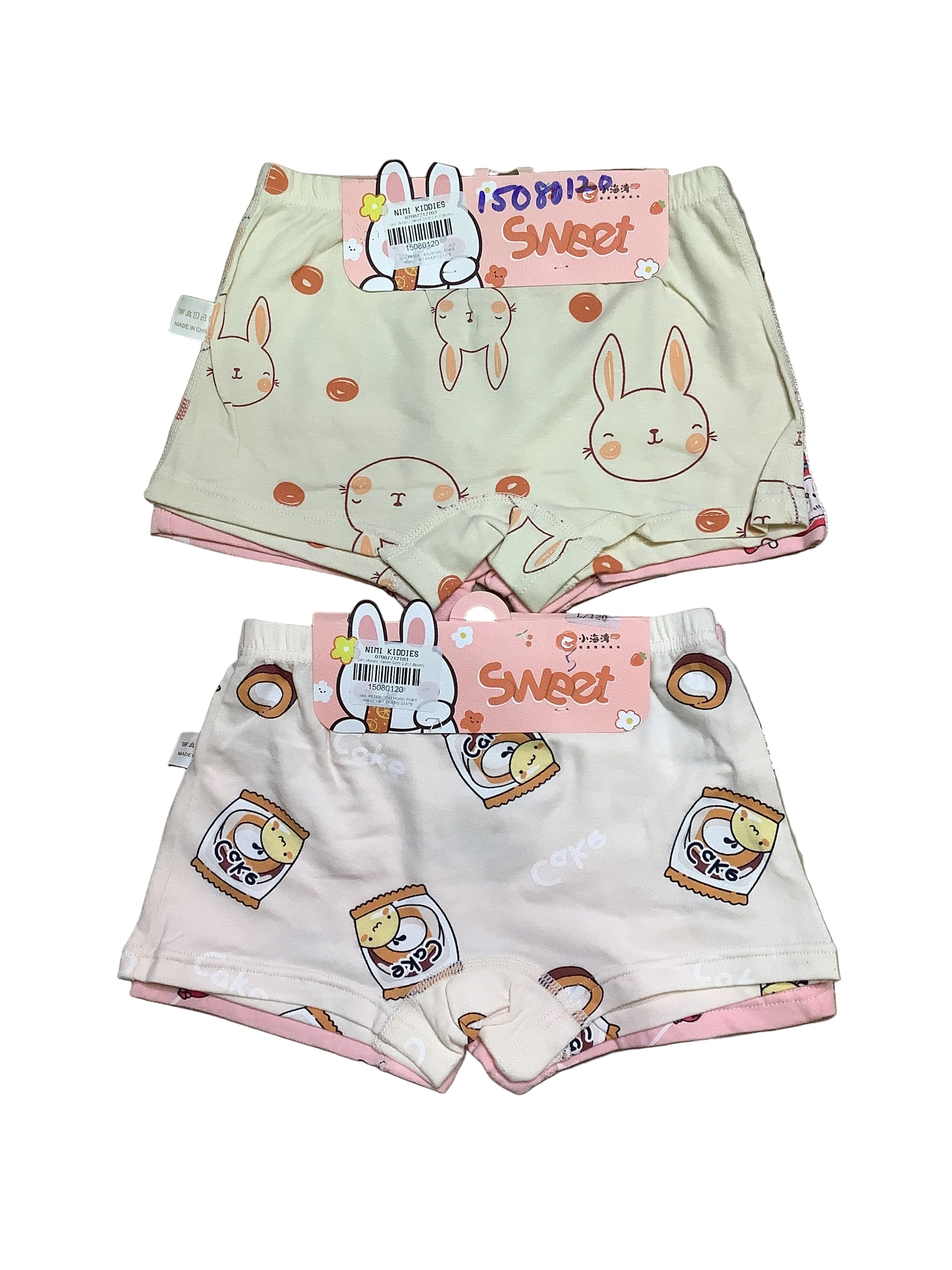 Sweet 2 In 1 Girl's Boxers.
