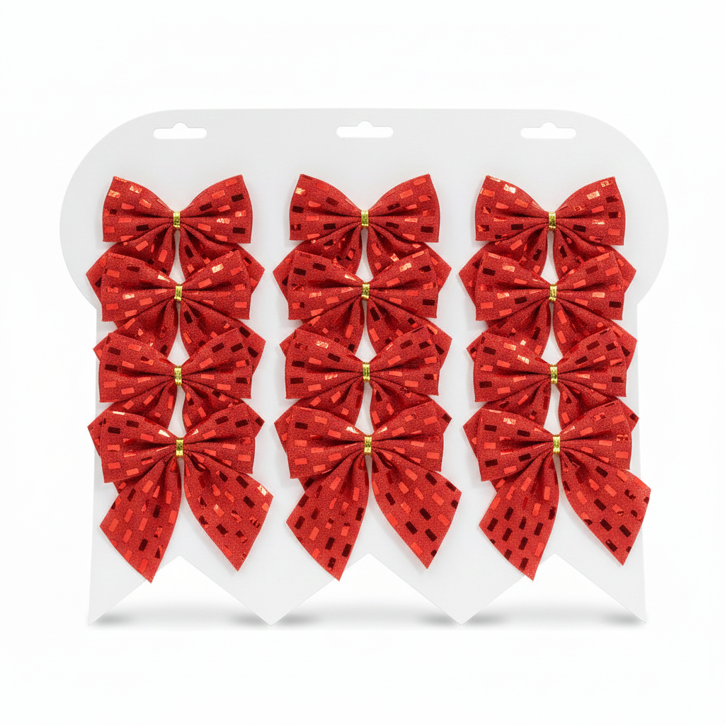 4in1 Bow Tie Christmas Decor