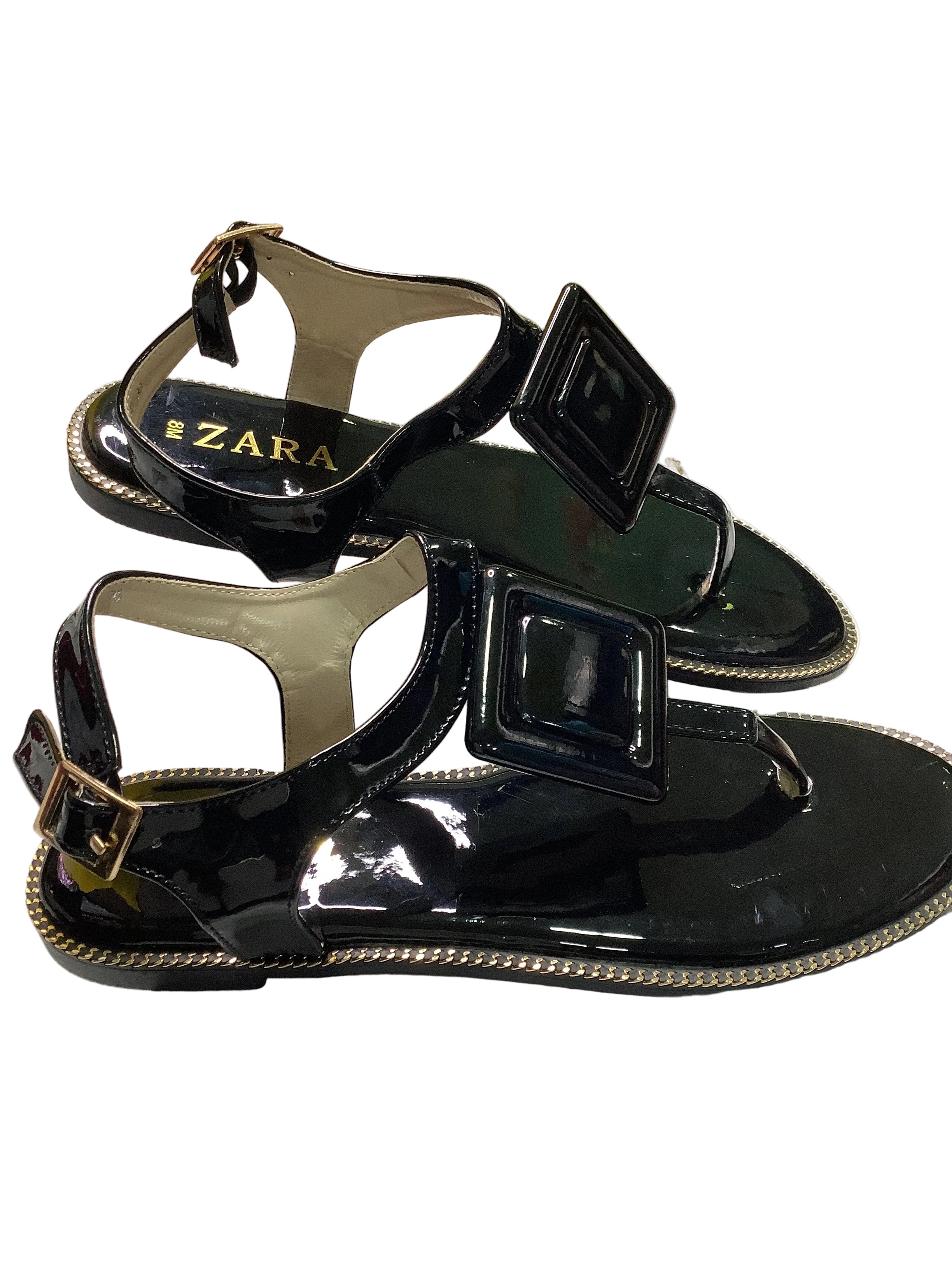Zara Black Sandals.