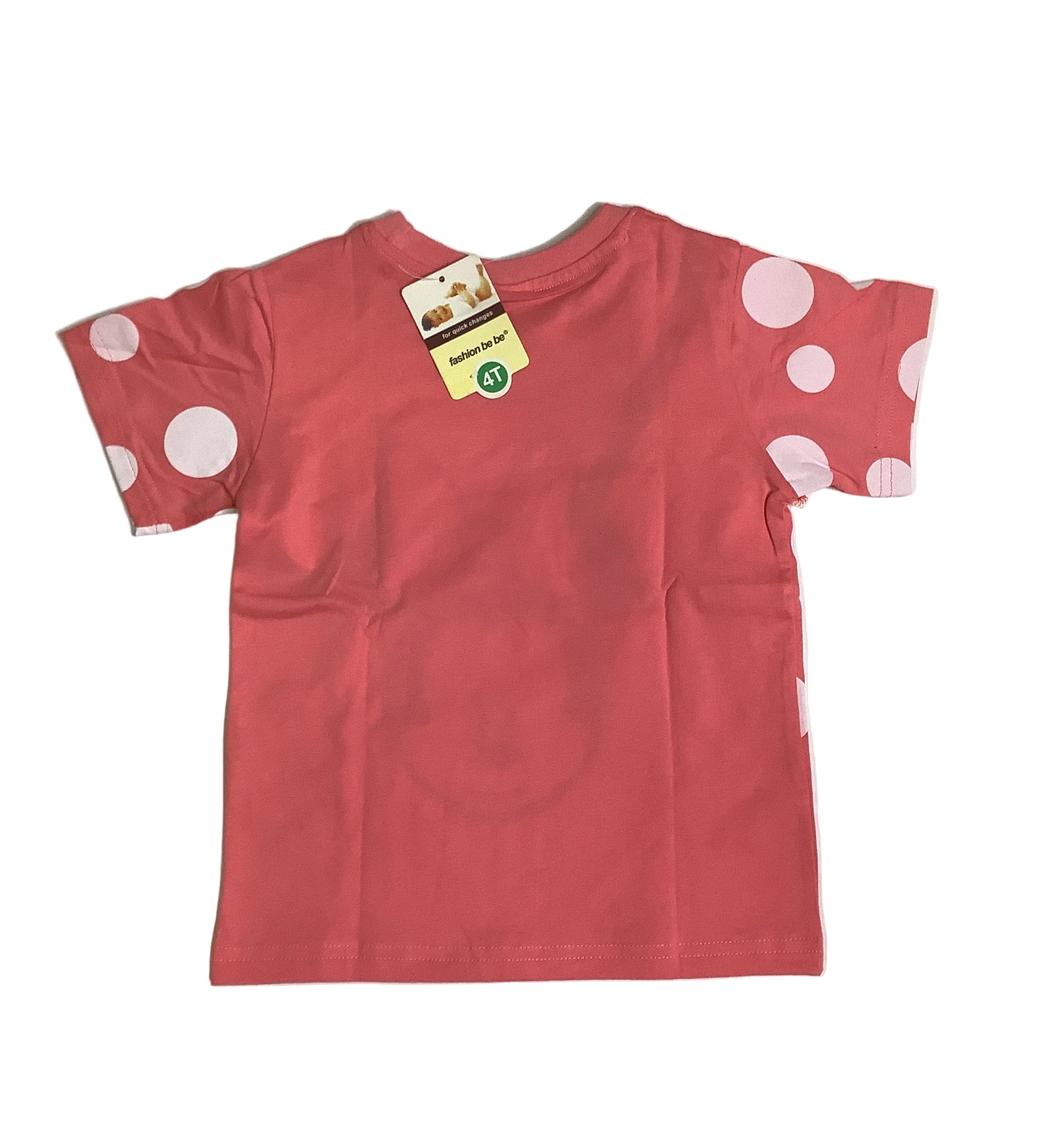 Fashion Bebe Mouse Character Girl Polo Shirt.