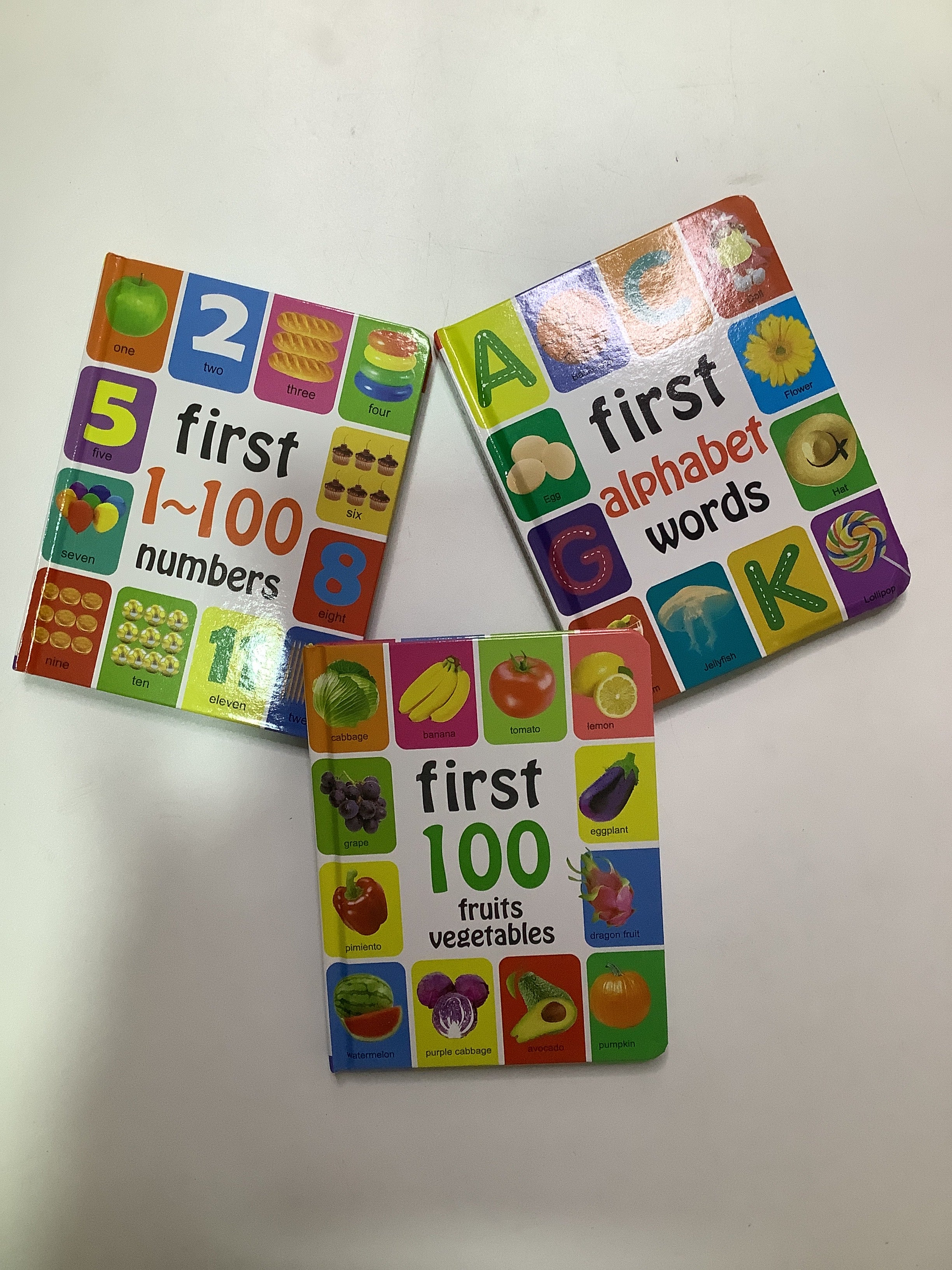 Baby Cognitive Book (First Number/Alphabet Words) ABC Words.