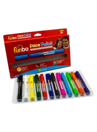 Funbo Face Paint (Non Toxic & Easy To Clean Up)