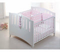 Twin wooden baby bed
