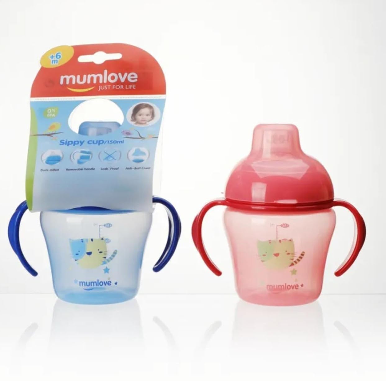 Mumlove portable sippy cup 250ml