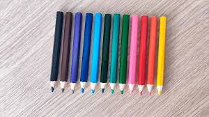 12 colour pencils