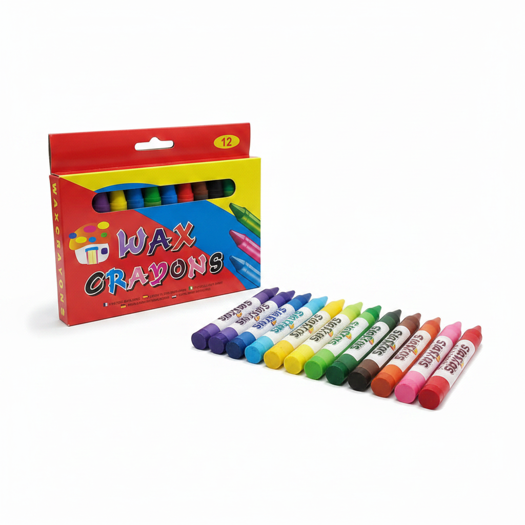 Wax Crayons (12 Super Jumbo Crayon).