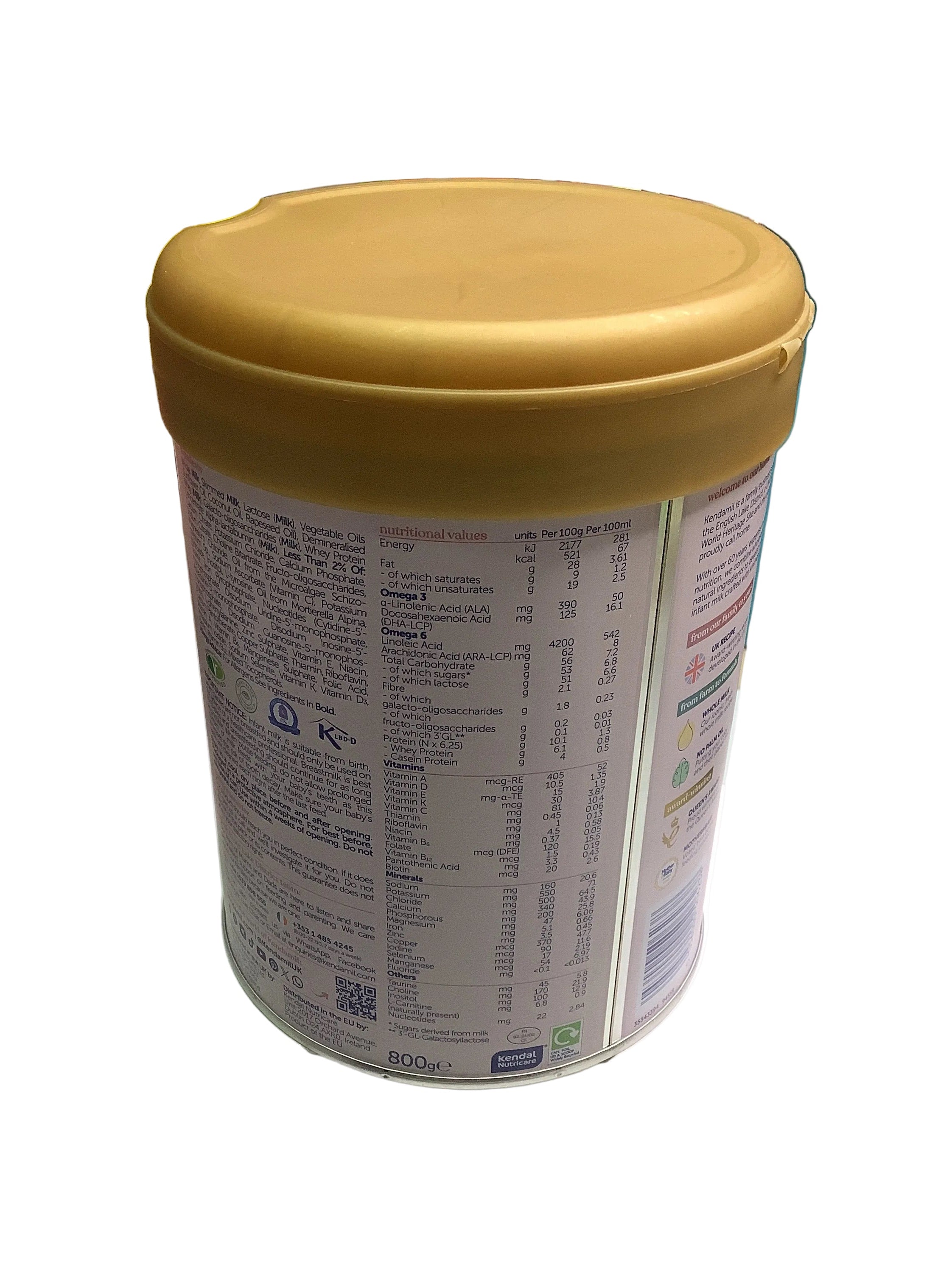 Kendamil Classic First Infant Milk Formula Stage 1 (800g)
