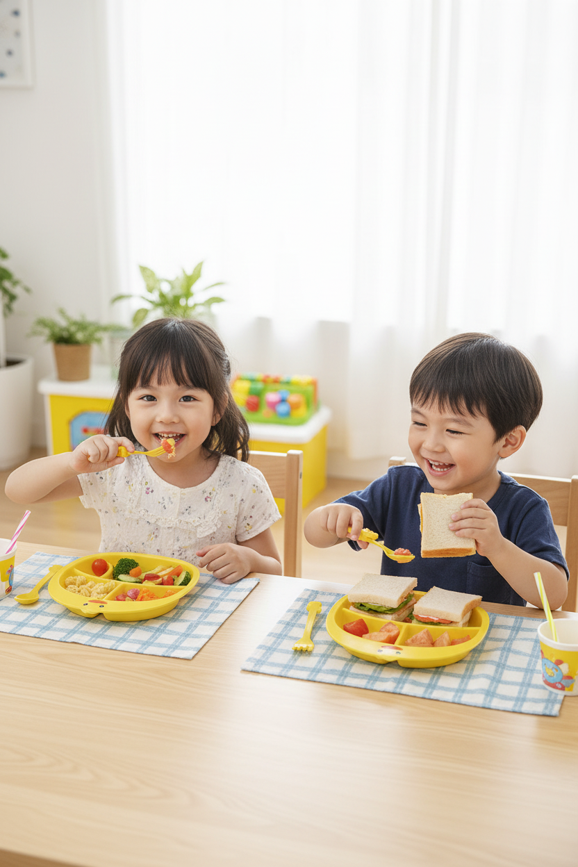 Character 4 in 1 Feeding Plate