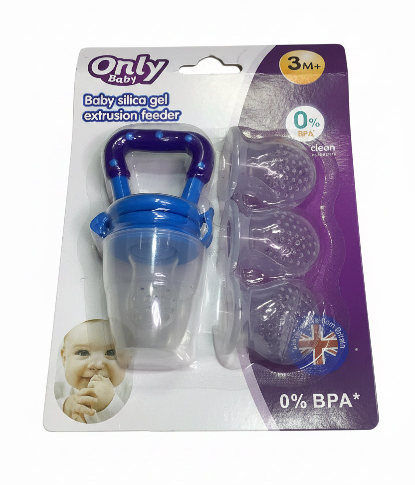 Only Baby Silicone Gel Extrusion Feeder 3m+ (0% BPA).