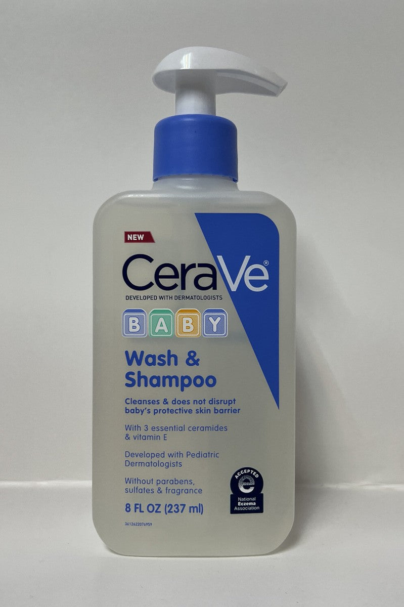 Cera Ve Baby Wash & Shampoo (237ml).