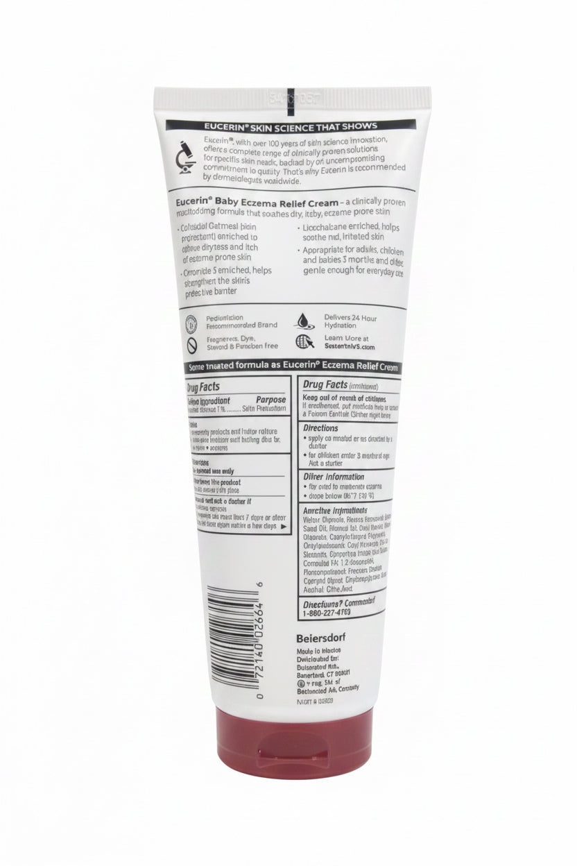 Eucerin Baby Eczema Relief Cream (226g).