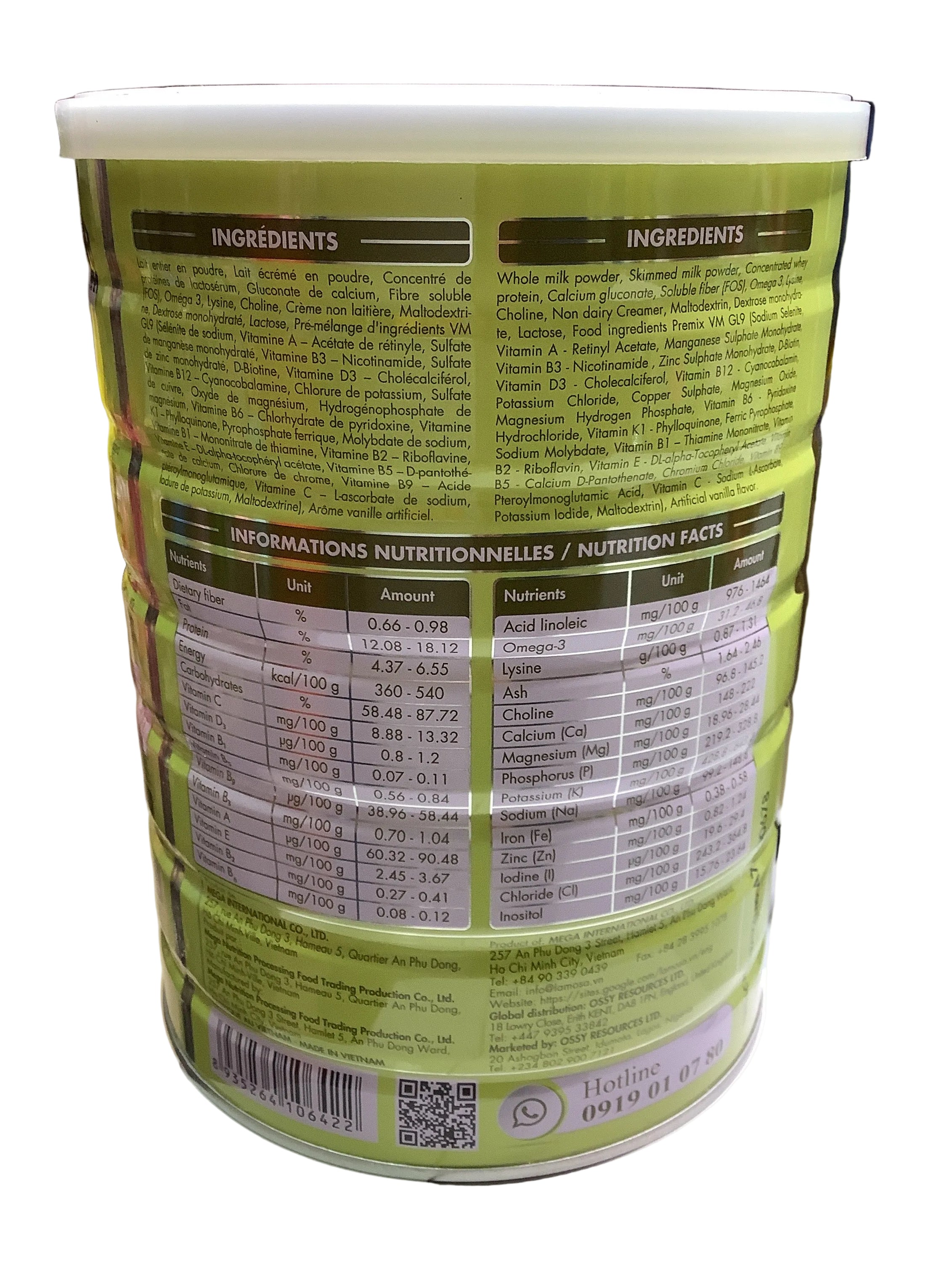 Lamosa Advanced Grow IQ Supplements Food 1-15 years (900g)