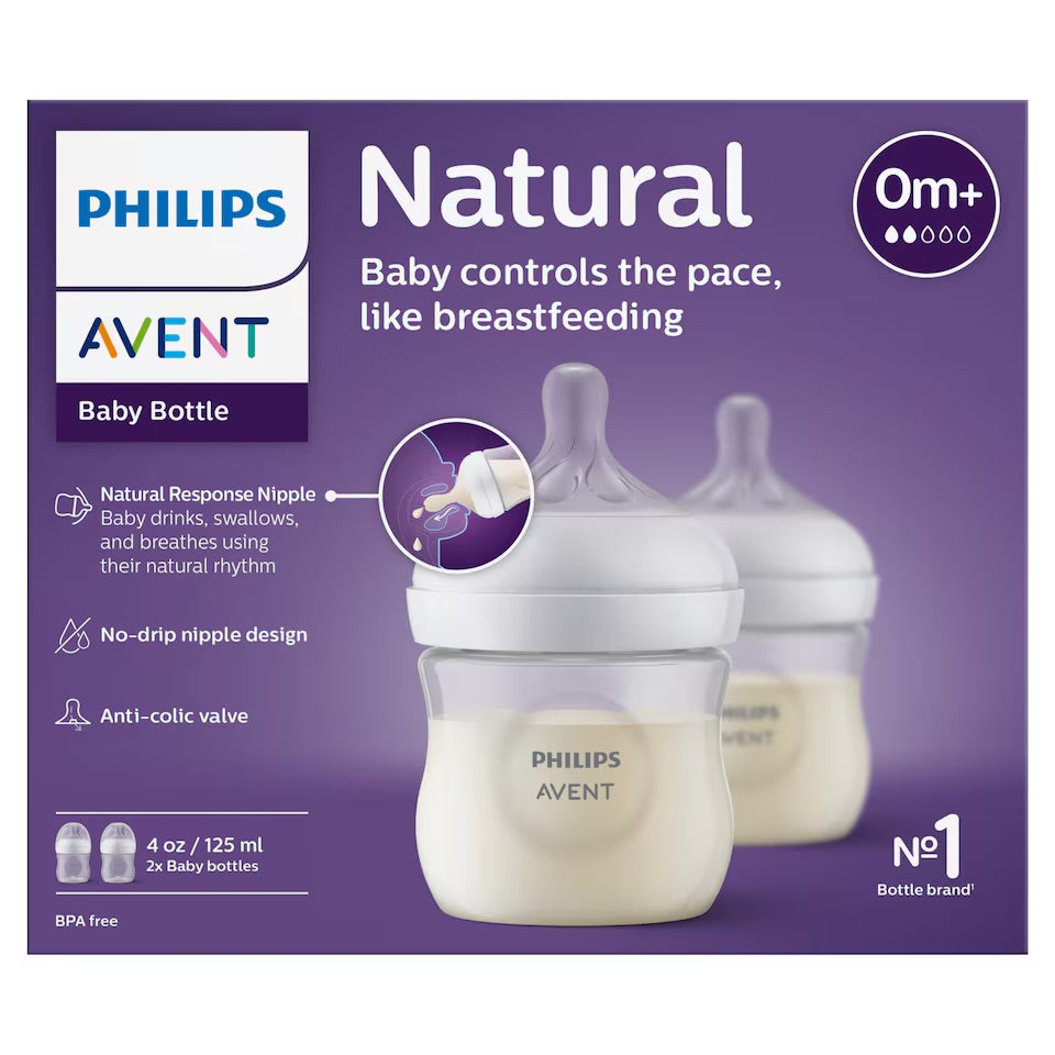 Philips Avents Natural Response Feeding Bottle.