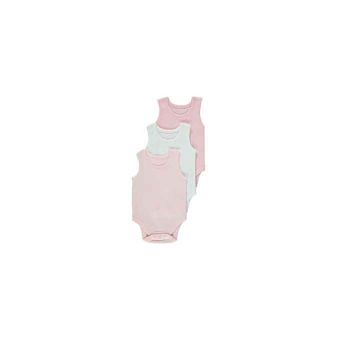 George Baby 3-in-1 Sleeveless Bodysuit Set (0-3months)