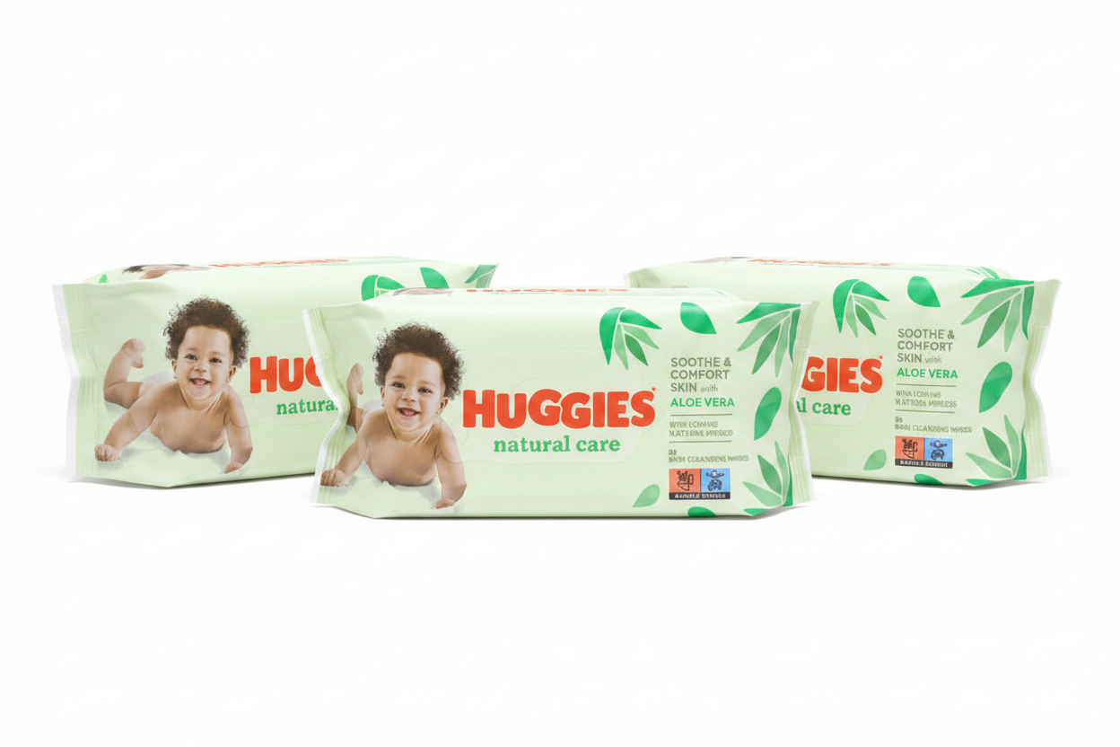 Huggies Natural Care Wipes (UK).