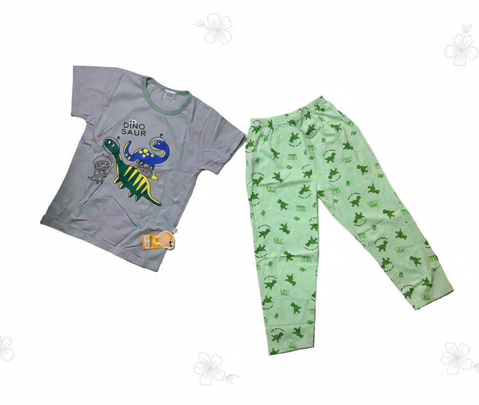 Xin yu xing Boys Short Sleeve Sleep Wear (Pyjamas)
