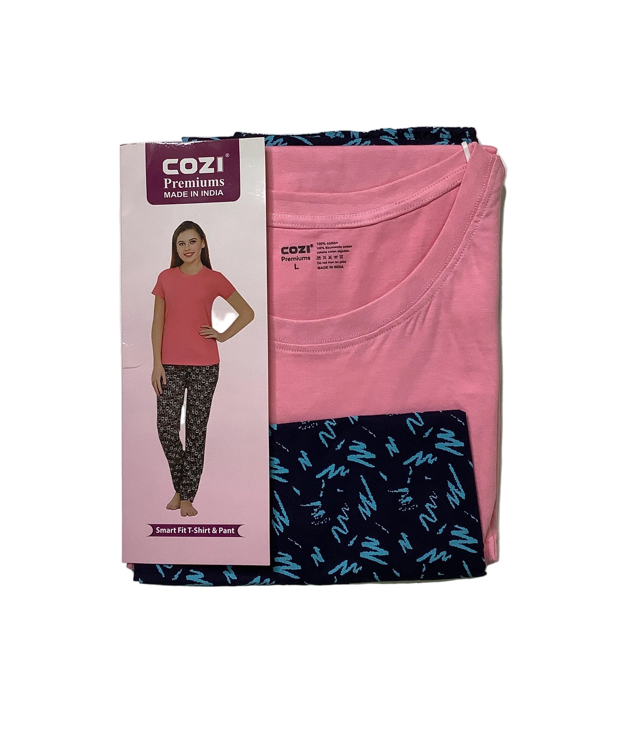 Cozi Premiums Women’s Smart Fit T-shirt & Pant.