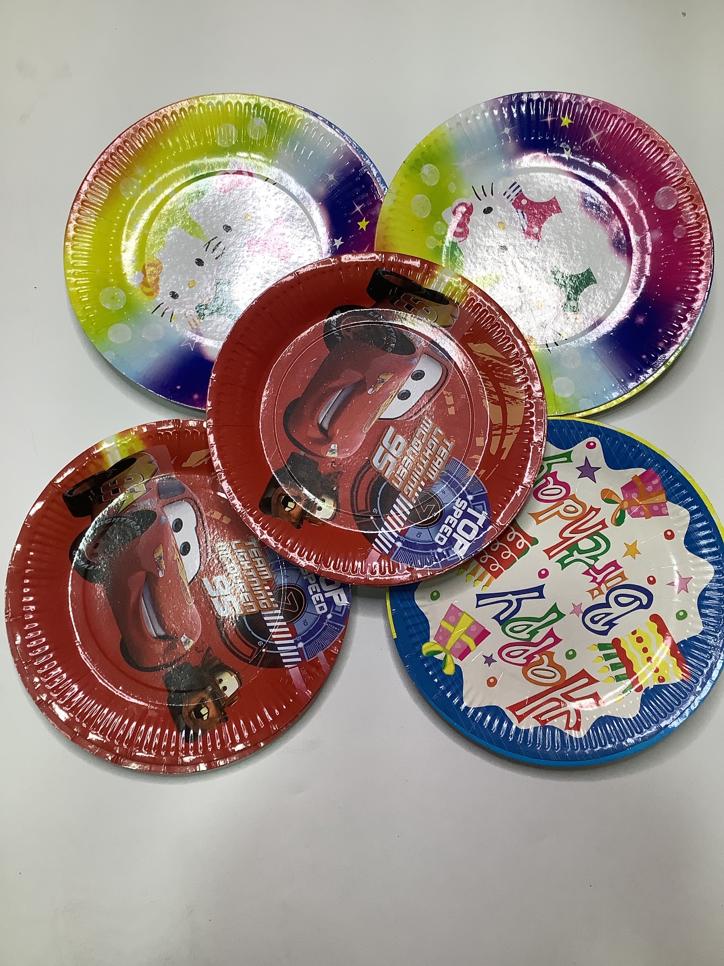 Character Disposable Plates (Big)