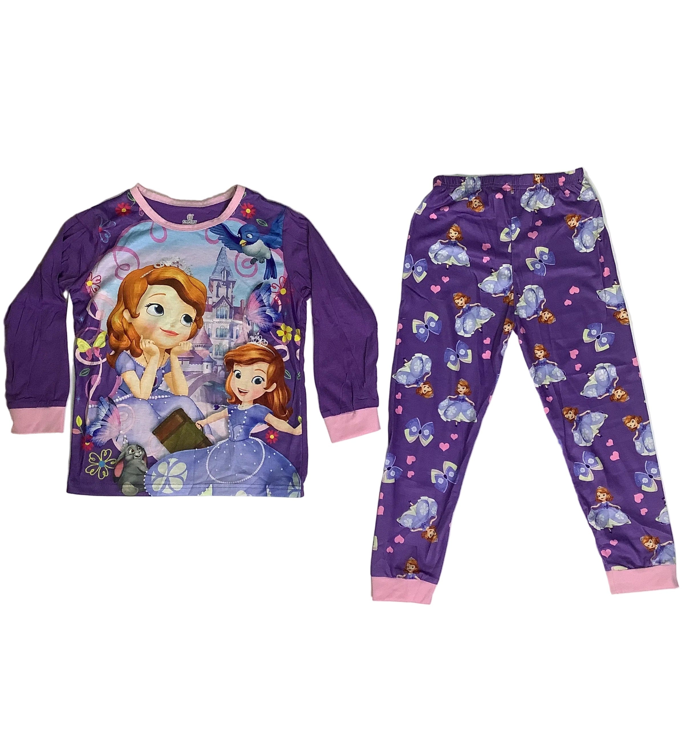 Caluby Girls Character Pyjamas 2 piece Set