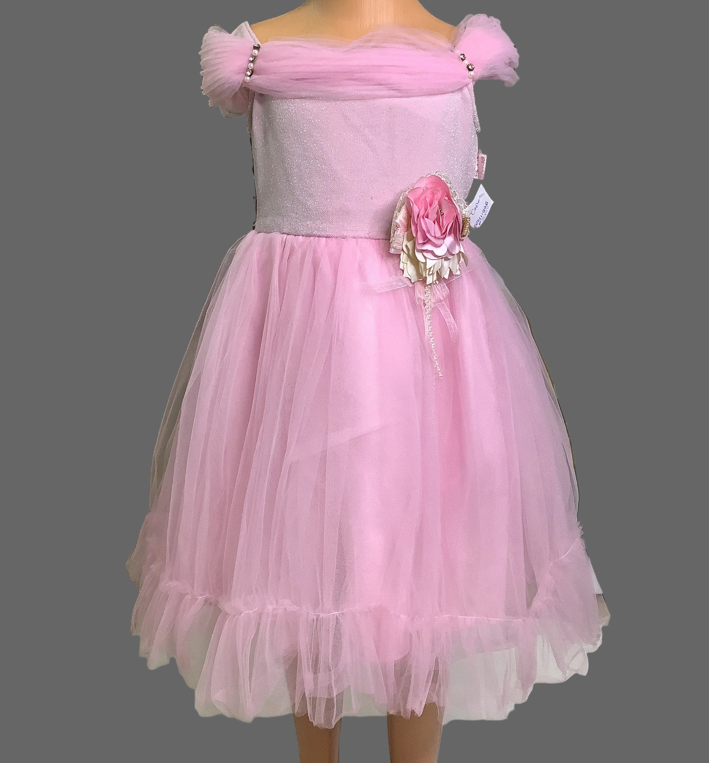 Tivido Baby Girls Pink Gown
