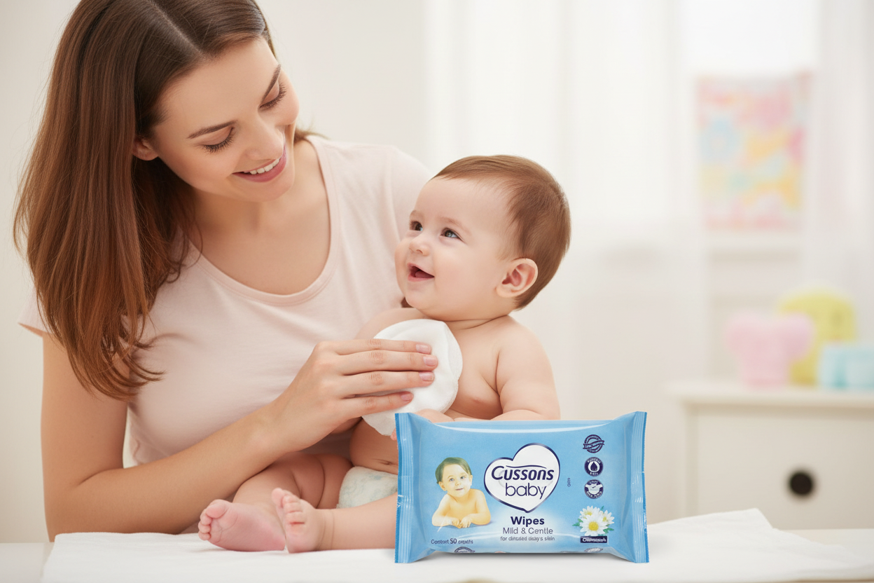 Cussons Baby Mild & Gentle Wipes (Chamomile)