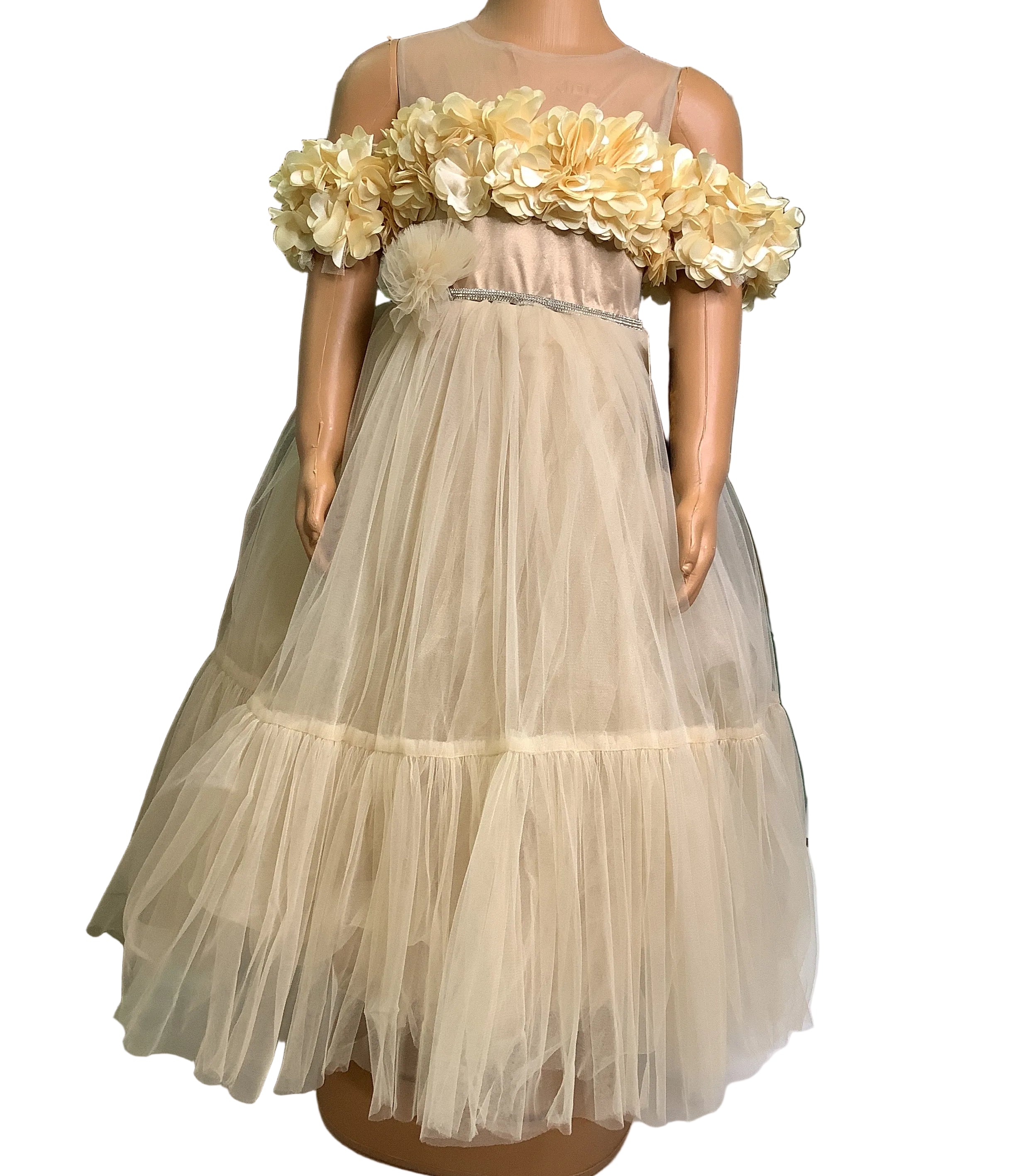 Happy Prenses Gold Ball Gown