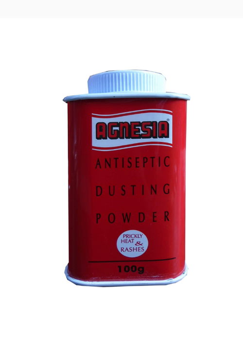 Agnesia Antiseptic Dusting Powder (Prickly Heat & Rashes) 100g.