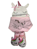 Little Alpaca Baby Set (Hat, Bib & Socks)