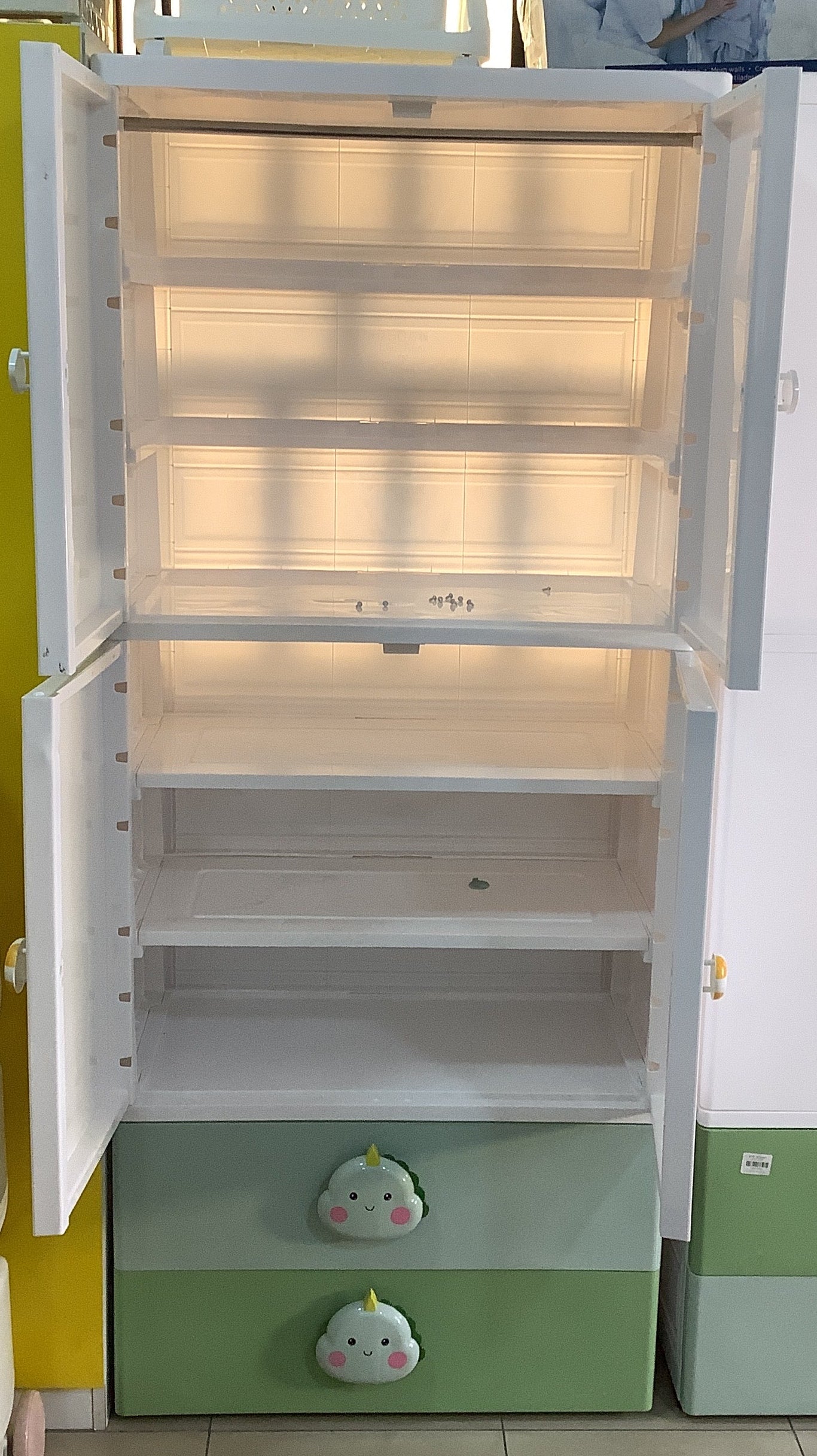 Double Door Storage And Hanging Wardrope.