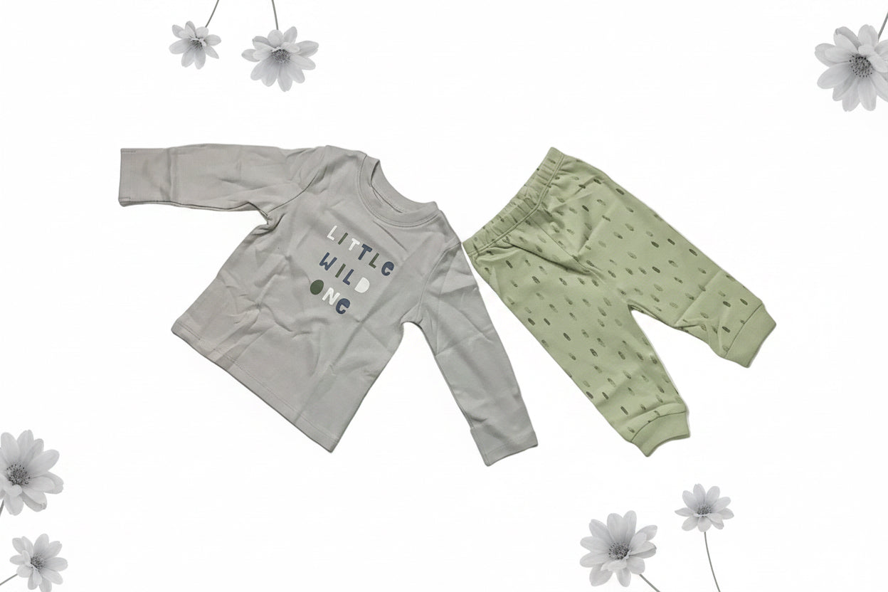 George Baby 2 Pack Long Sleeve Pyjamas