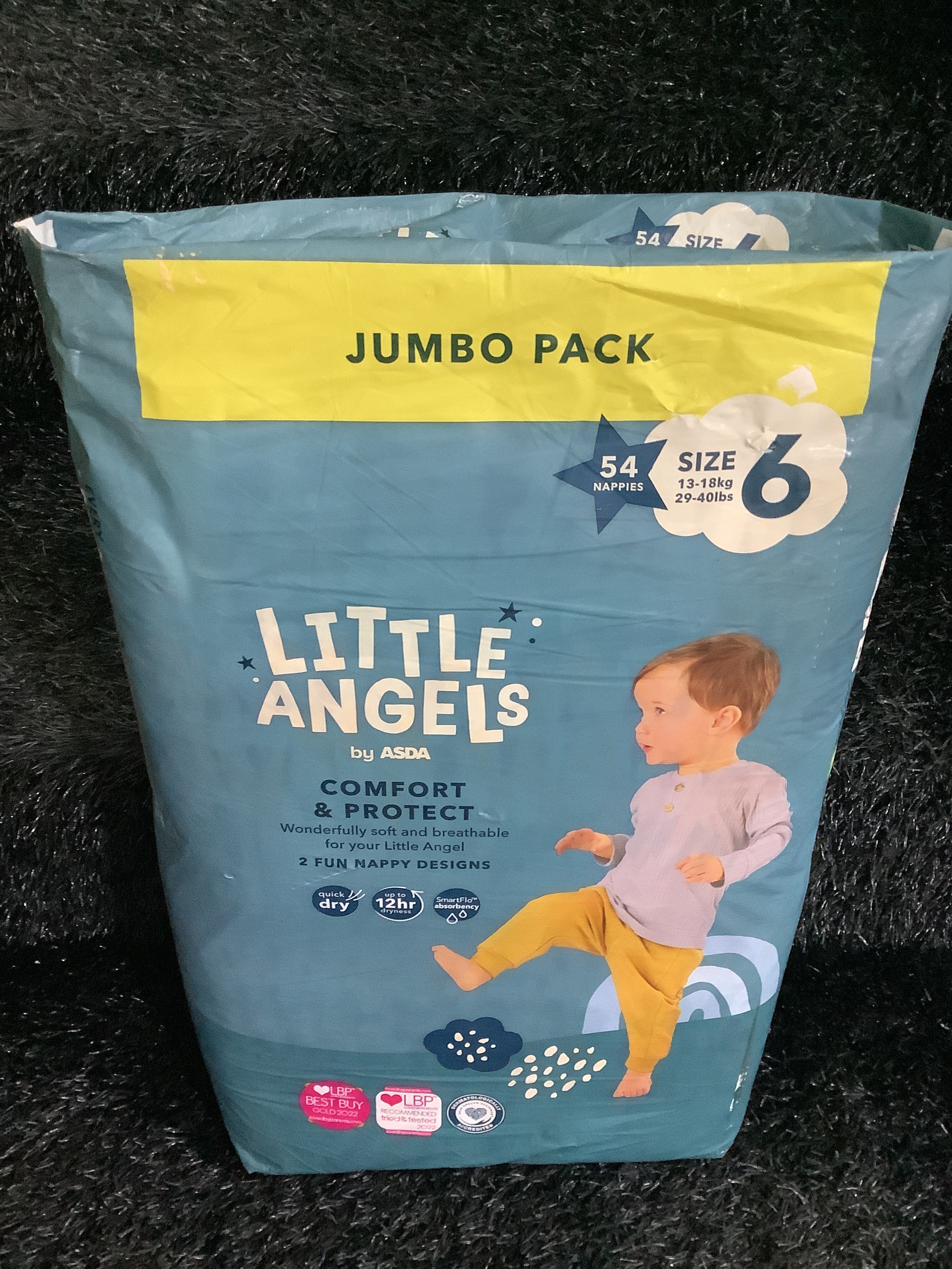 Little Angels Diaper Size 6(13-18kg)54pcs