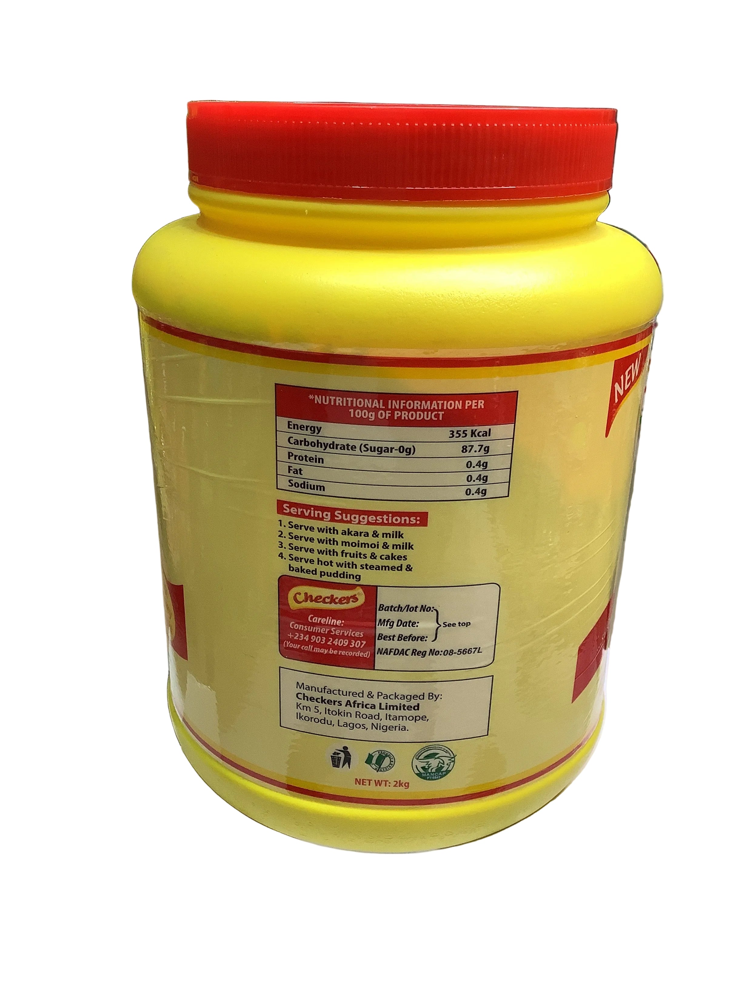 Checkers Banana Flavour Custard (2kg)