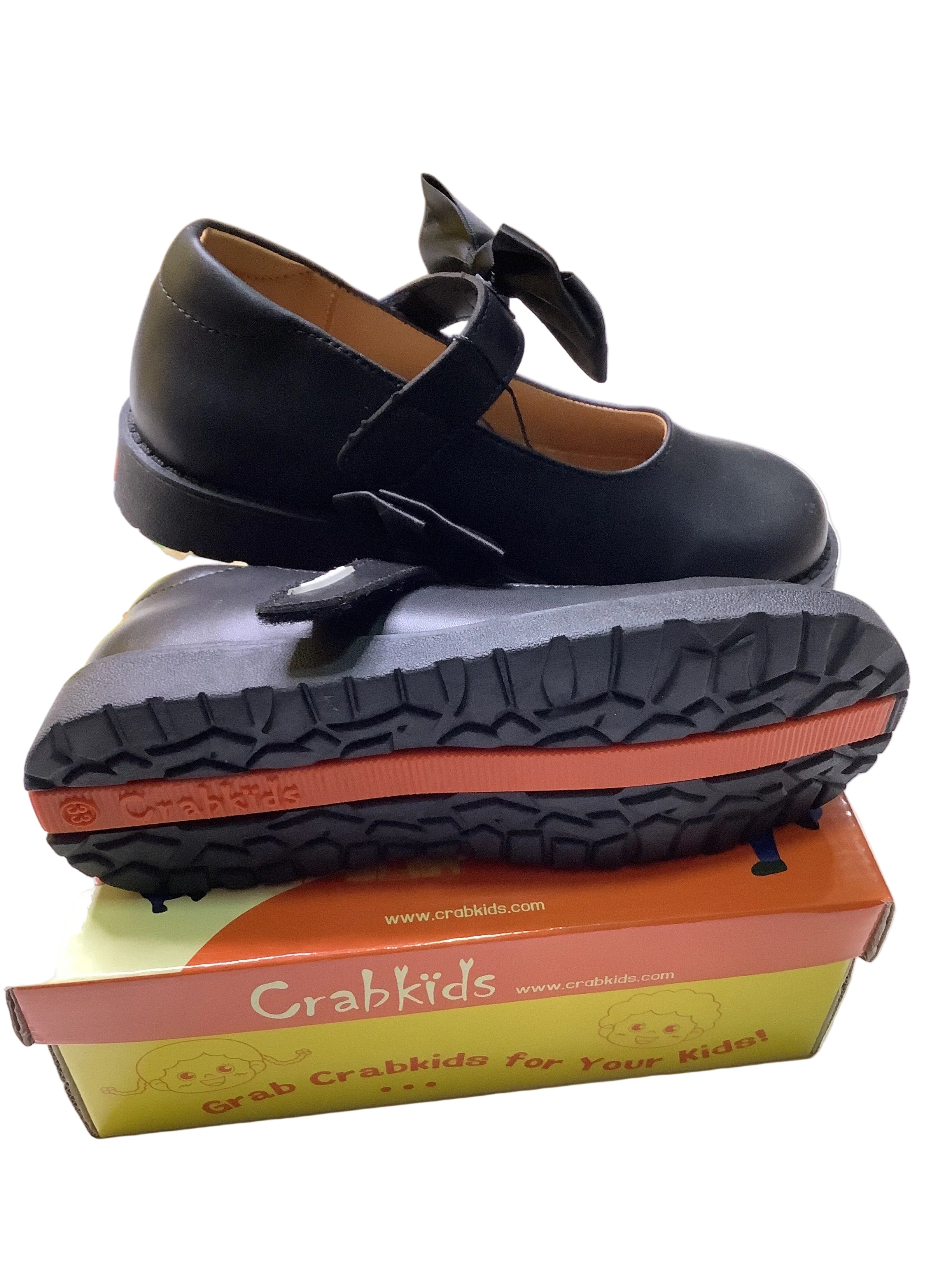 Crabkids Girls Back To School Shoe with Bow Tie (617209)